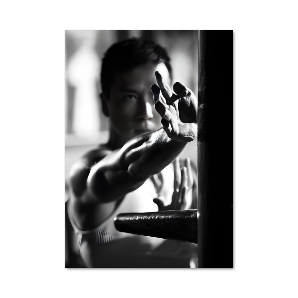 Poster Donnie Yen scène d'action au couteau